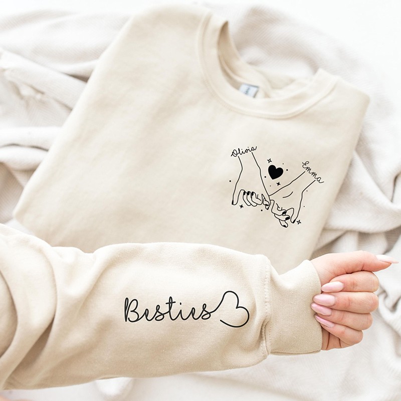 Personalized Couple Portrait from Photo Sweatshirt Anniversary Gift